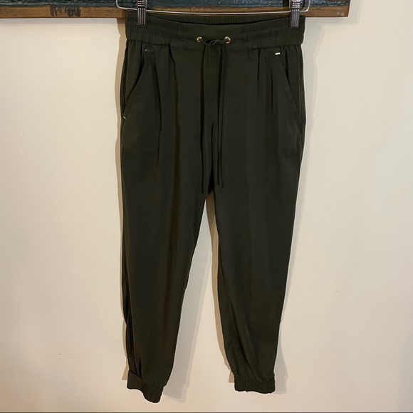 2/$30 Dynamite Army Green Jogger Style Pants with Gold Accents Size XS - Picture 4 of 14